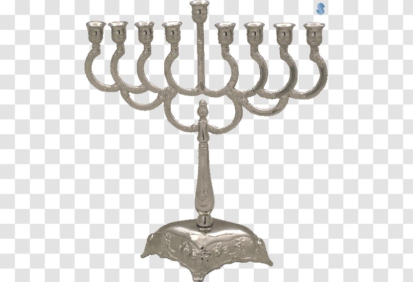 Menorah Judaism Hanukkah Candelabra Candle - Star Of David Transparent PNG