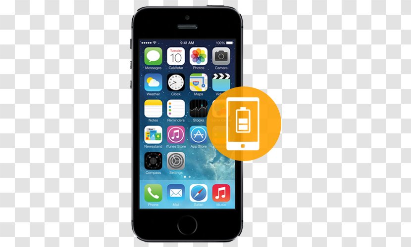 IPhone 5s 4S Apple SE - Smartphone - Iphone Battery Transparent PNG