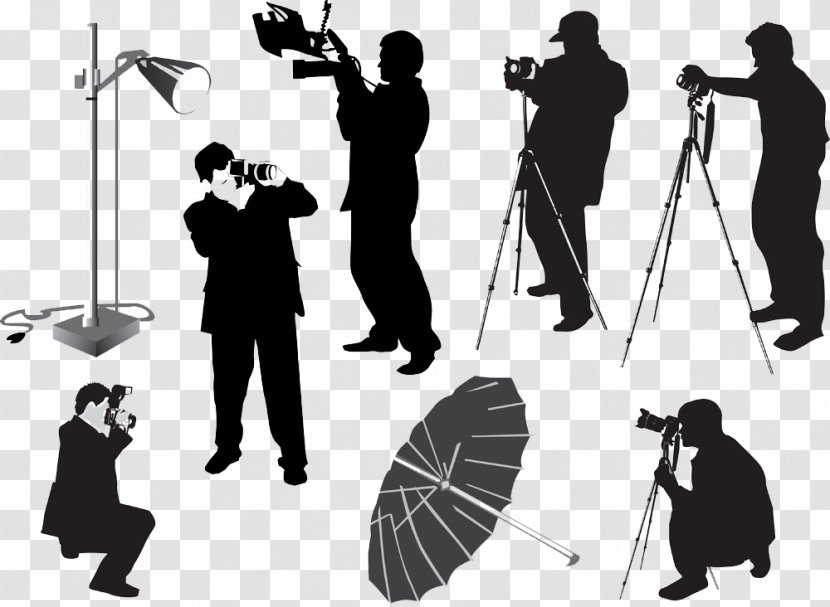 Photography Photographer - Communication - Silhouettes Of People Transparent PNG