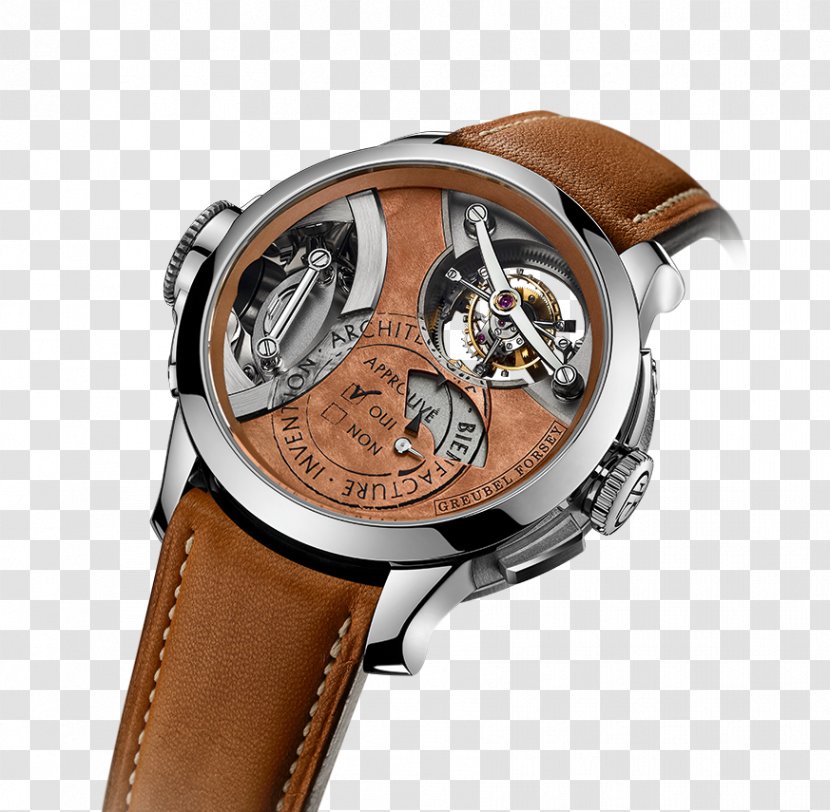 Greubel Forsey Baselworld Work Of Art Tourbillon - Brown - Watch Transparent PNG