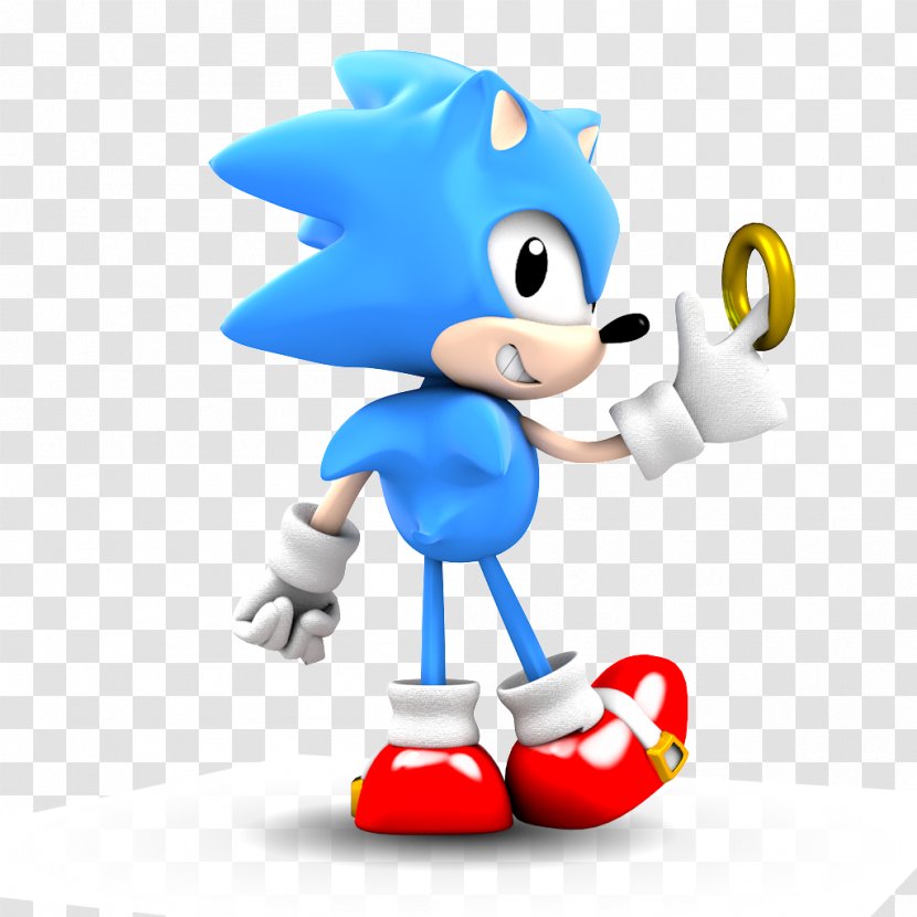 Sonic Mania Forces 3D Sega Green Hill Zone - Figurine Transparent PNG