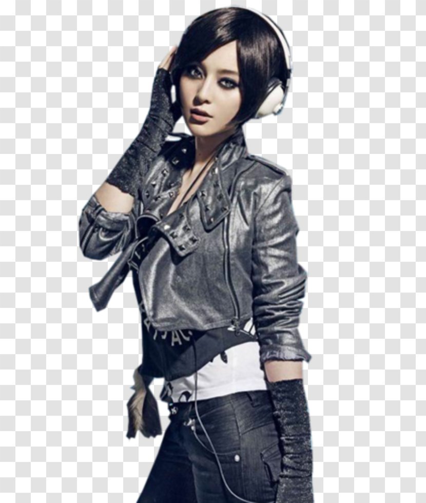 Fashion Leather Jacket Cosmetology Hairstyle Model - Heart Transparent PNG