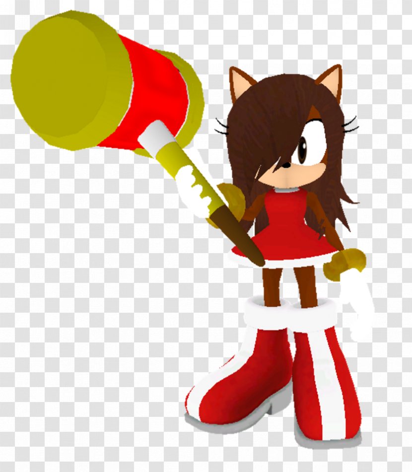 Mammal Character Fiction Clip Art - Mobius Unleashed Amy Rose Transparent PNG