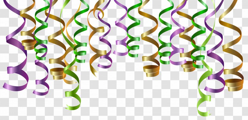 Clip Art Image Ribbon Birthday - Curl Transparent PNG