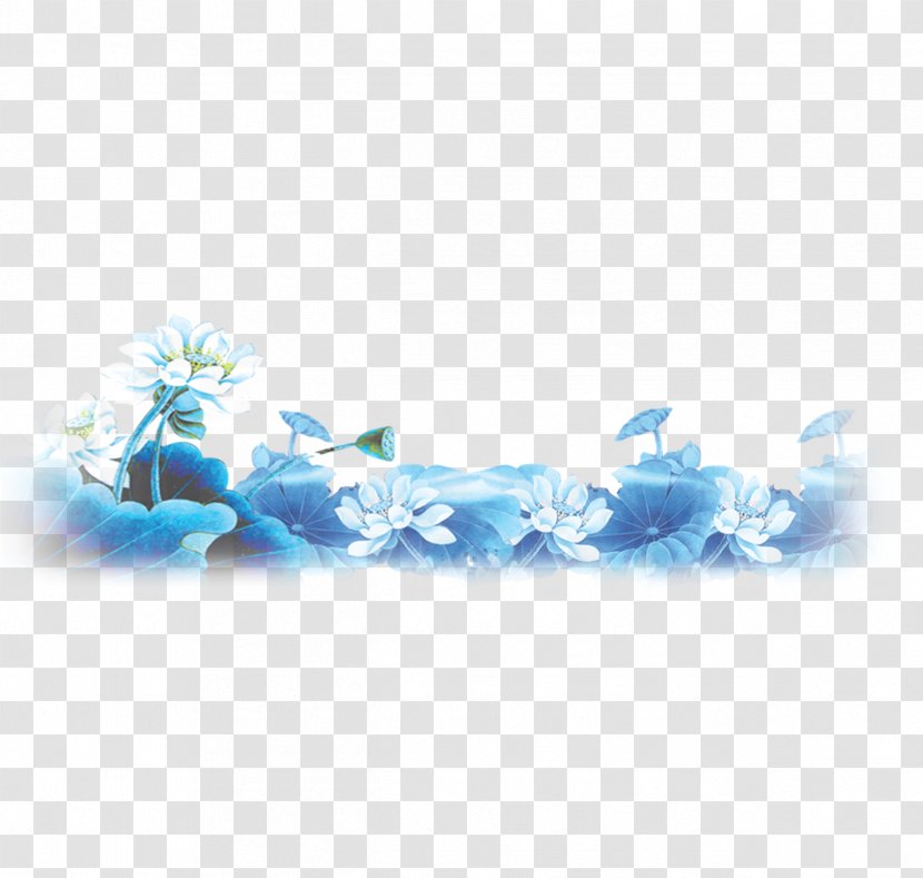 Wave - Azure - Lotus Transparent PNG