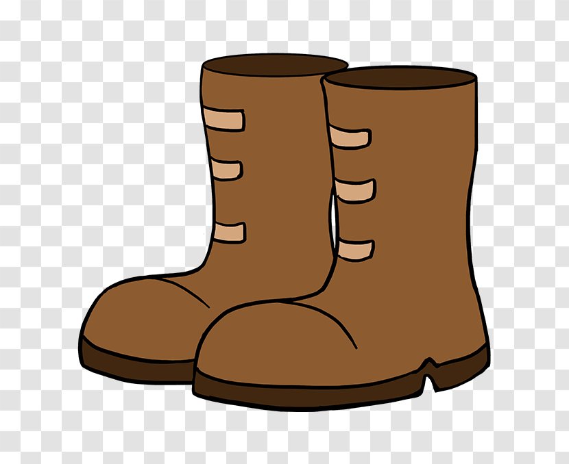 Wellington Boot Drawing Combat Cowboy - Line Art Transparent PNG