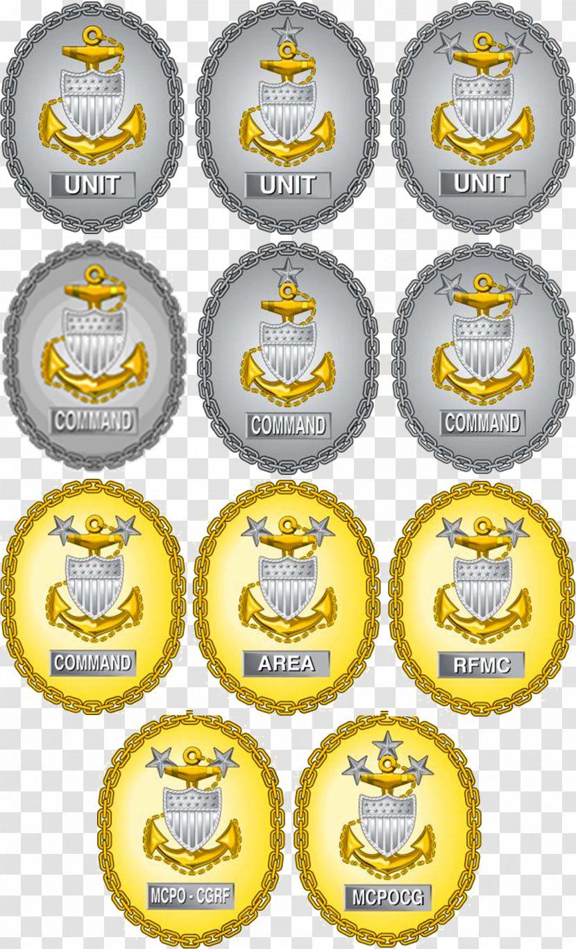 Command Senior Enlisted Leader Identification Badges United States Navy Coast Guard Chief Petty Officer Advisor Transparent PNG