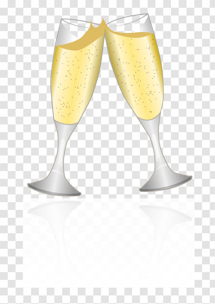 Champagne Prosecco Clip Art Sparkling Wine Illustration - Glass Transparent PNG