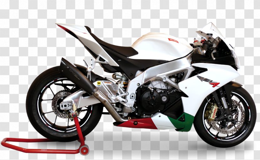 Exhaust System Motorcycle Fairing Hewlett-Packard Aprilia RSV4 Tuono - Rsv4 Transparent PNG