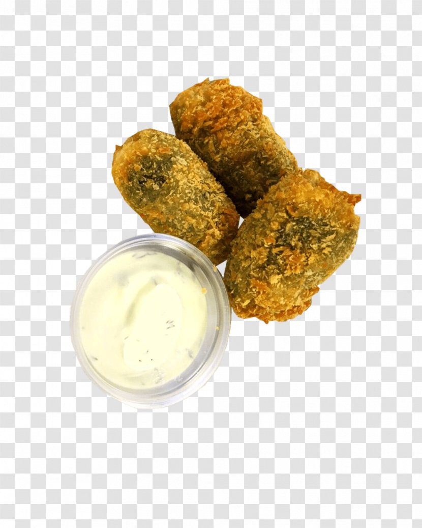 Chicken Nugget Falafel Croquette Sauce French Fries - Korokke - Garlic Transparent PNG