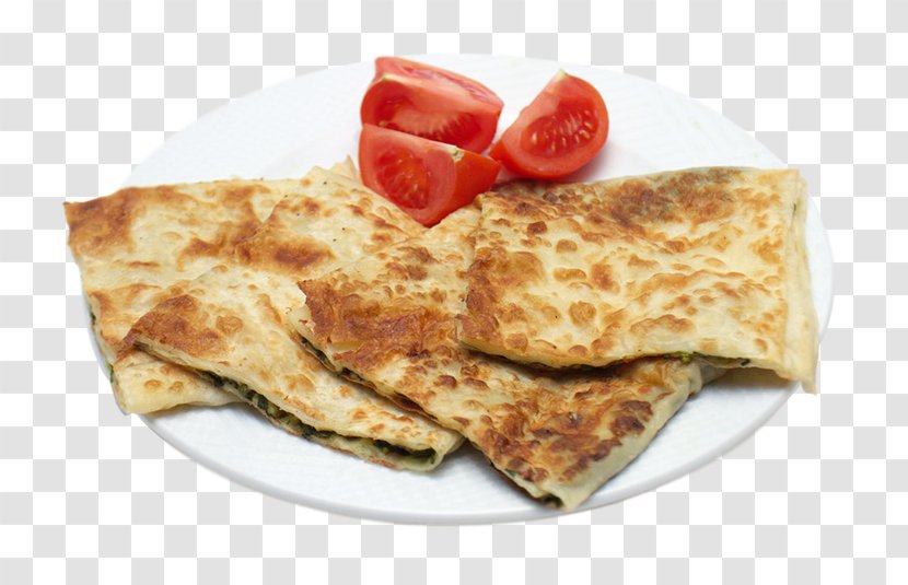 Quesadilla Gözleme Turkish Cuisine Saklıkent National Park Flatbread - Cheese Transparent PNG