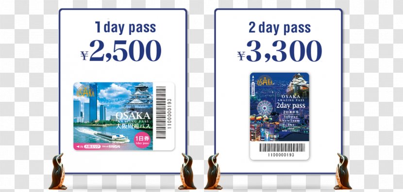 Kansai International Airport Osaka Aquarium Kaiyukan 住之江 溫泉 大阪周遊卡 Metro Bus - Ticket - Castle Transparent PNG