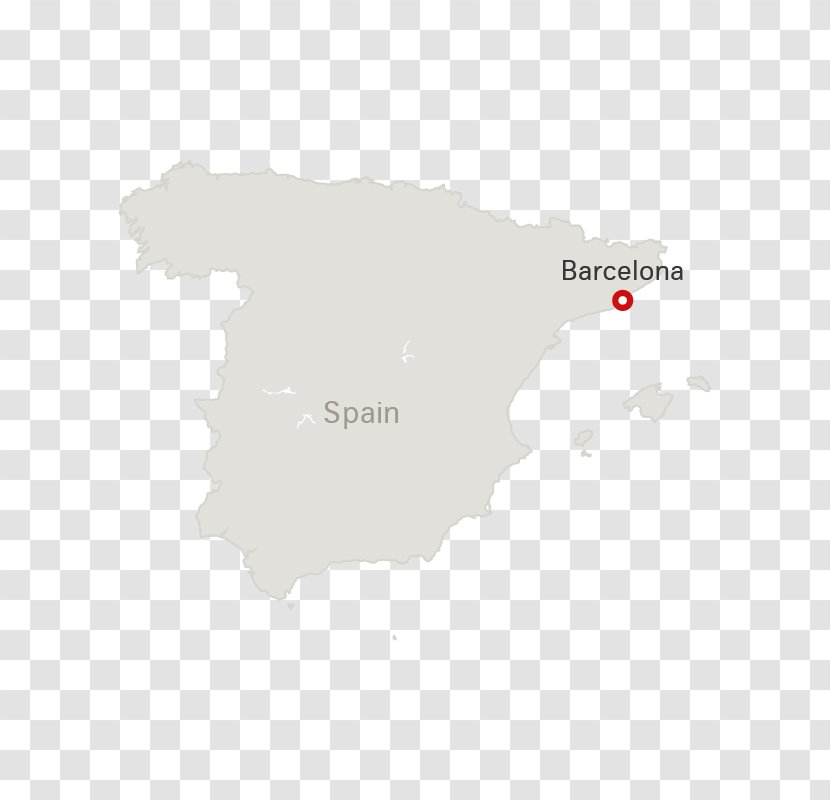 Spain Banco Bilbao Vizcaya Argentaria Map - Barcelona City Transparent PNG
