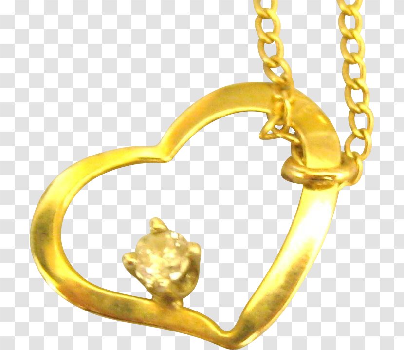 Locket Pendant Gold Jewellery Chain Transparent PNG