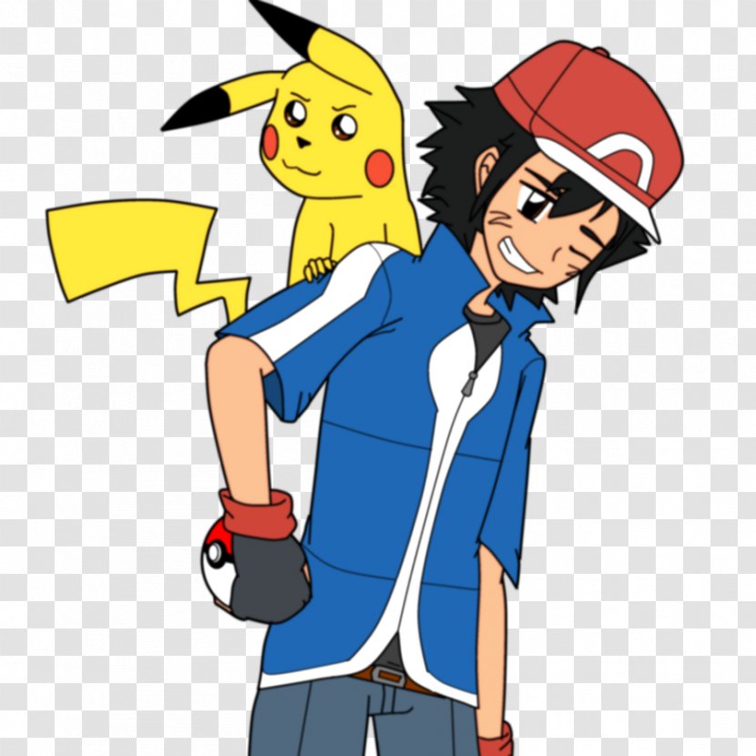 Ash Ketchum Satoshi To Pikachu Kalos Pokémon - Kanto Transparent PNG