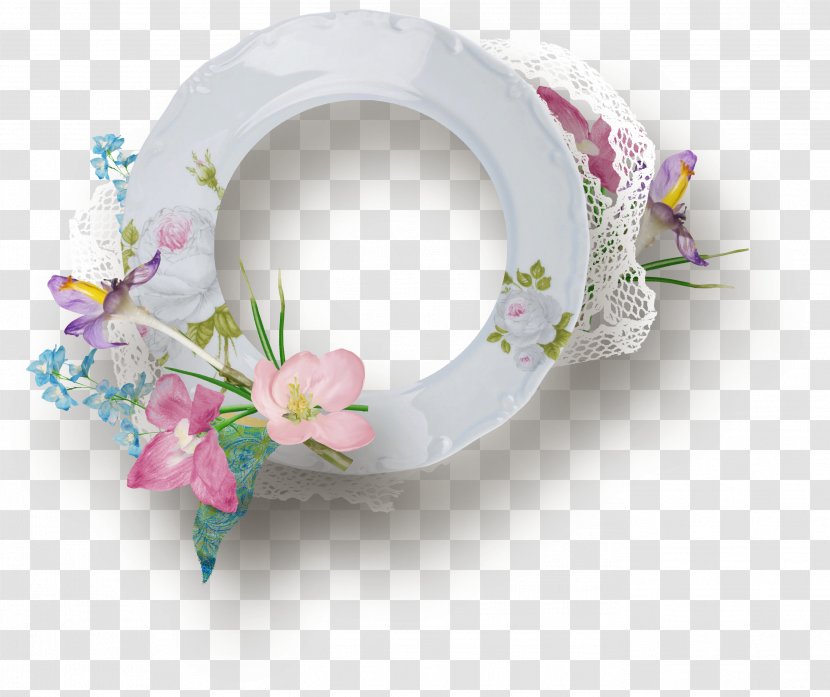 Plate - Flower - Decorative Plates Transparent PNG