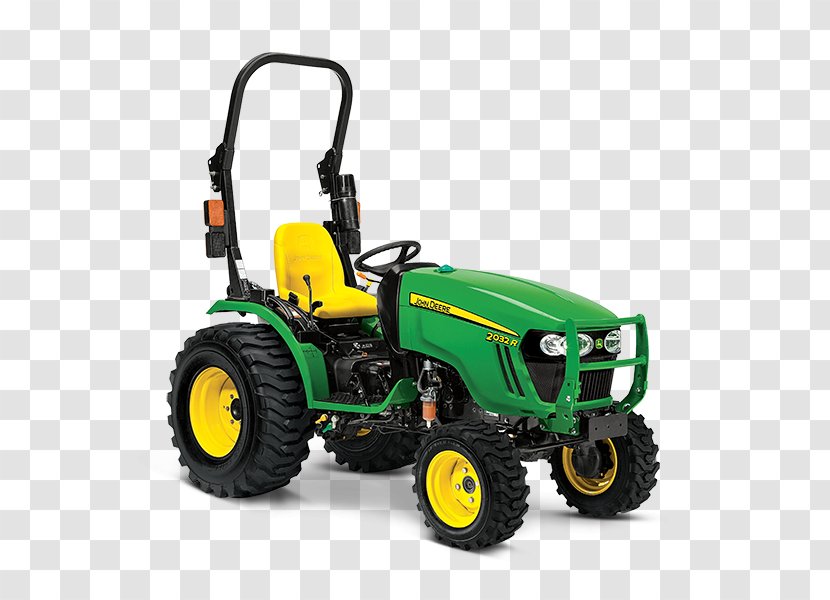 John Deere Tractors Lawn Mowers Turf Tractor - Motor Vehicle - Compact Backhoe Transparent PNG