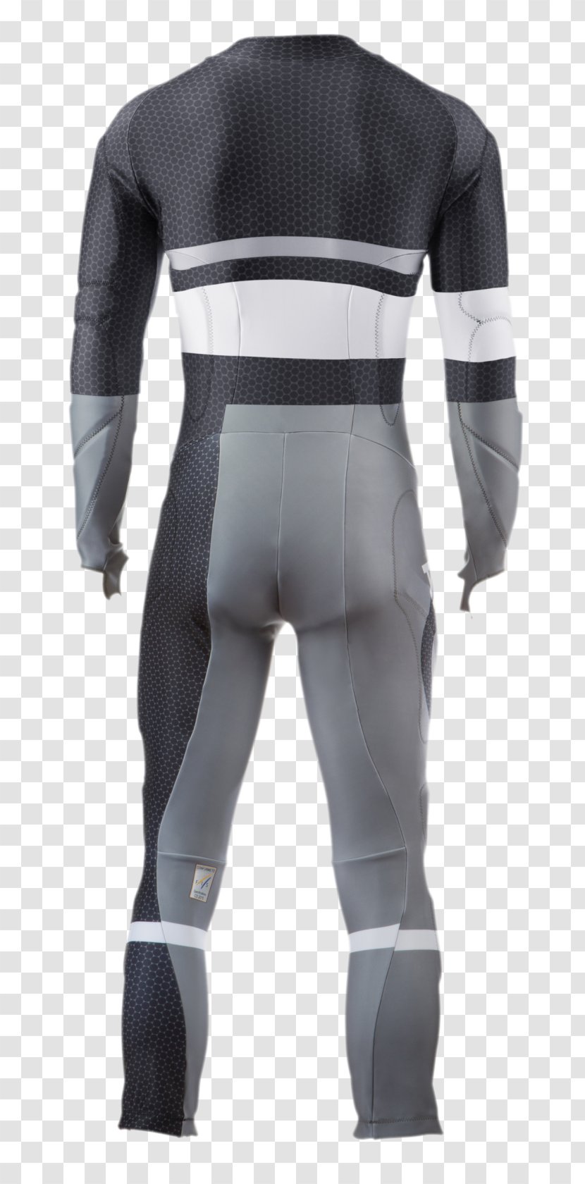 Speedsuit Dry Suit Racing Skiing - Charcoal Transparent PNG
