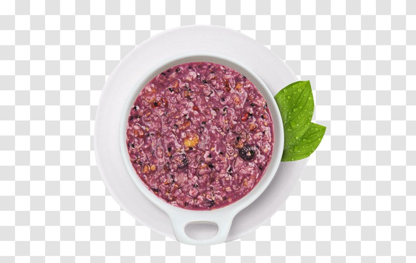 Breakfast Cereal Congee Oatmeal - Superfood - Purple Potato Transparent PNG