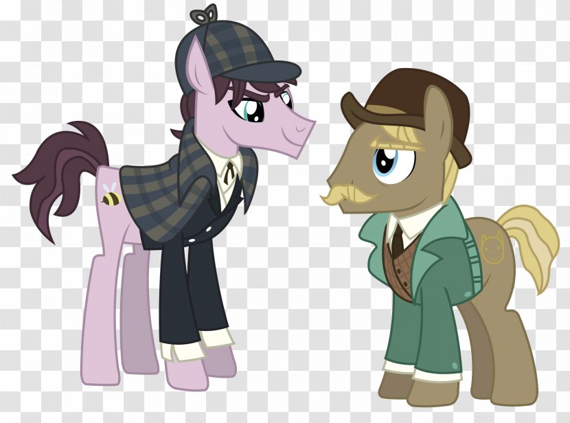 Pony Sherlock Holmes Dr. Watson Twilight Sparkle Derpy Hooves - Dog Transparent PNG