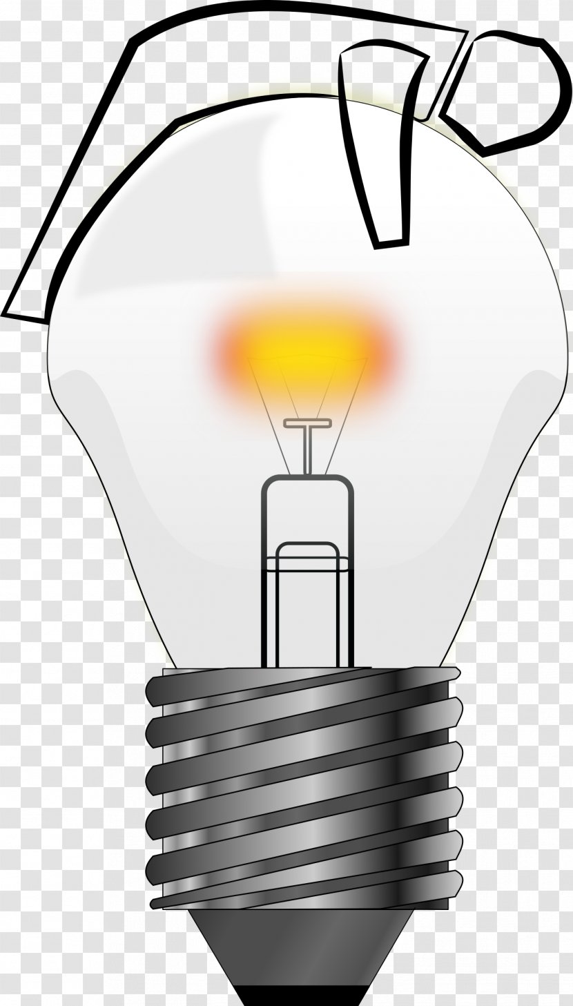 Incandescent Light Bulb Electric Clip Art Lamp Transparent PNG