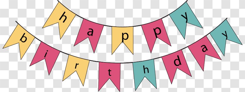 Happy Birthday To You Banner - Brand - Hand Colored Icon Labels Transparent PNG