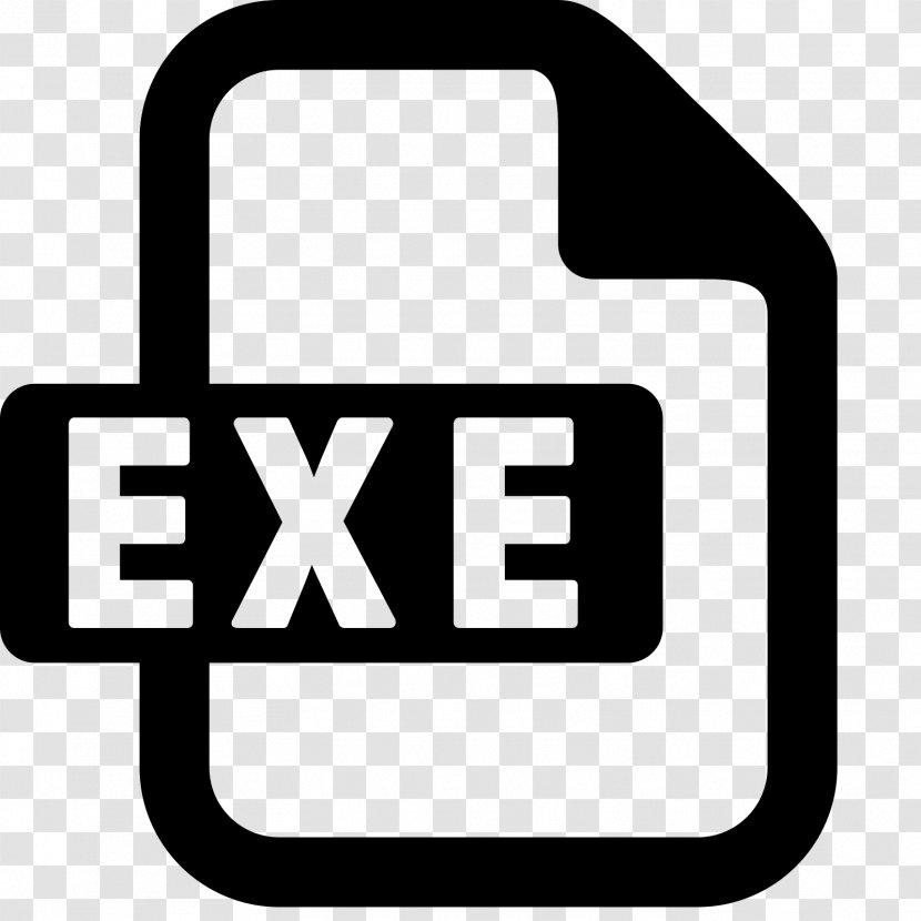 .exe Executable Download - Black And White - Menu Transparent PNG