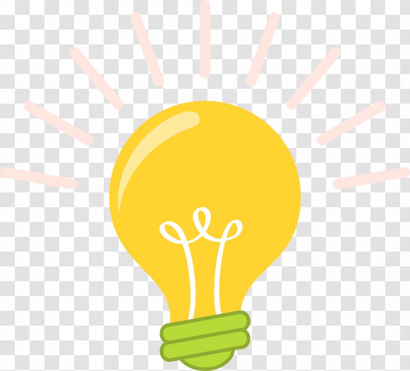Paper Light Yellow Lamp - Glass - Little Fresh Bulb Transparent PNG
