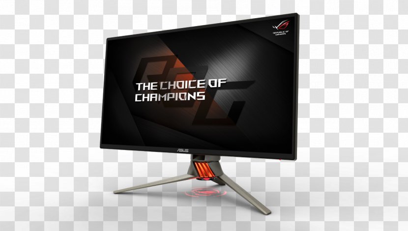 ASUS ROG Swift PG-8Q Computer Monitors Refresh Rate LCD Television - Multimedia - Asus Laptop Wallpaper Transparent PNG