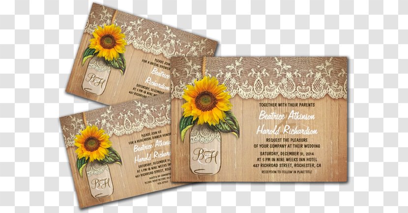 Wedding Invitation Convite Customs By Country Bridal Shower - Marriage - Floral Card Transparent PNG