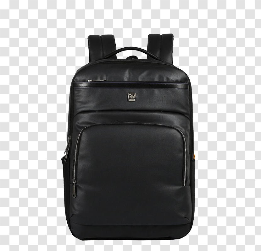 Baggage Backpack AliExpress Travel - Black Leather Bag Transparent PNG