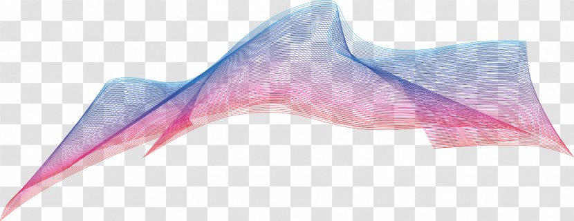 Marine Mammal Angle - Fish - Colored Lines Transparent PNG