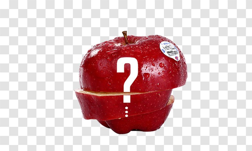 Apple Question Mark If(we) - Red - Cut The Transparent PNG