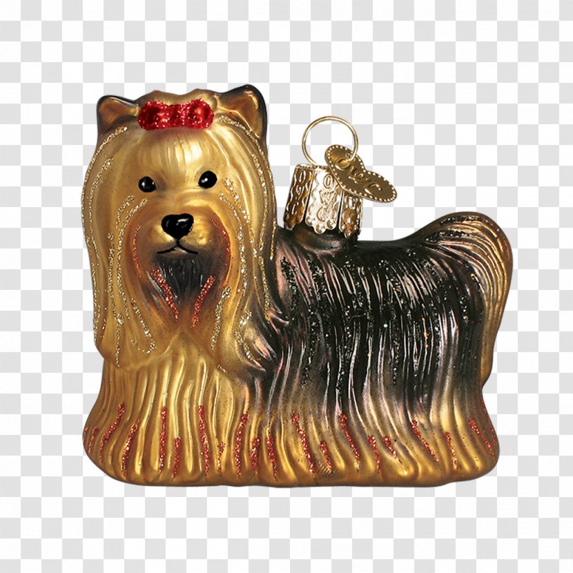 Yorkshire Terrier Christmas Ornament Australian Silky Santa Claus Day - Toy Dog Transparent PNG