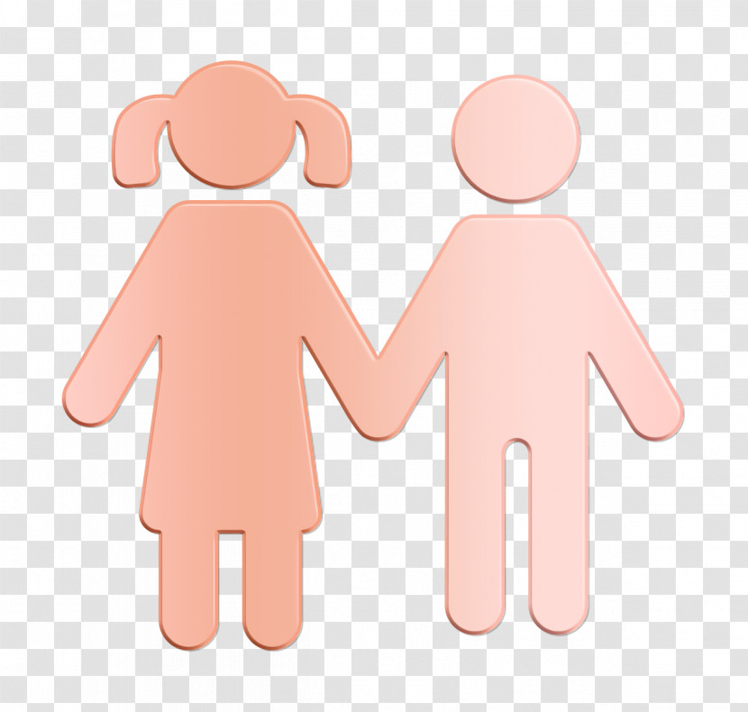 Girl Icon Sister And Brother Icon Familiar Icon Transparent PNG