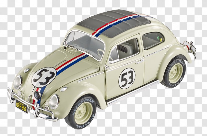Herbie Volkswagen Beetle Car Die-cast Toy - Model - Goes To Monte Carlo Transparent PNG