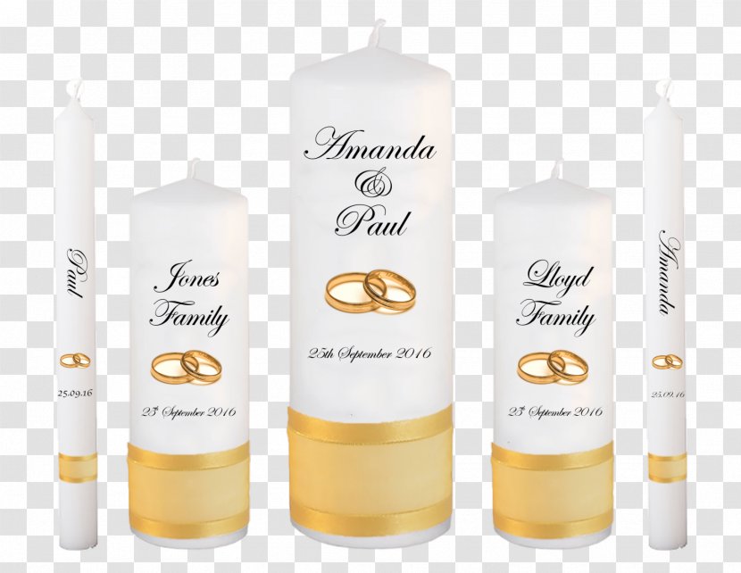 Unity Candle Wax Flameless Candles Lighting - Wedding Font Transparent PNG