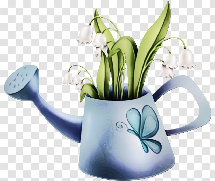 Plant Flower Lily Of The Valley Watering Can Snowdrop Transparent PNG