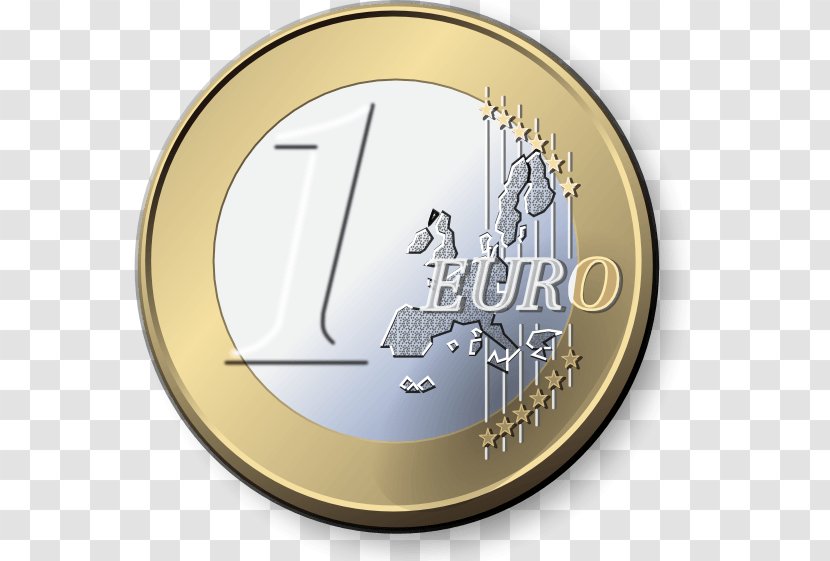 1 Euro Coin Coins Clip Art - Dollar Transparent PNG