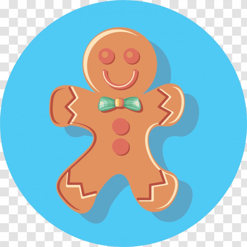 Gingerbread Man Biscuits House Clip Art - Christmas Transparent PNG