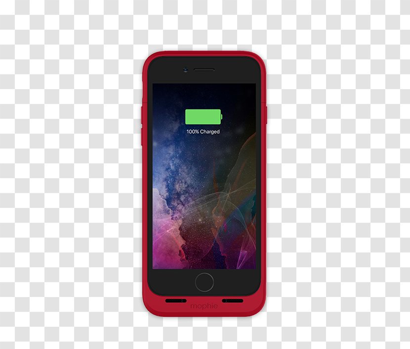 Mobile Phone Accessories Telephone Mophie Portable Communications Device Feature - Technology - Iphone 7 Red Transparent PNG