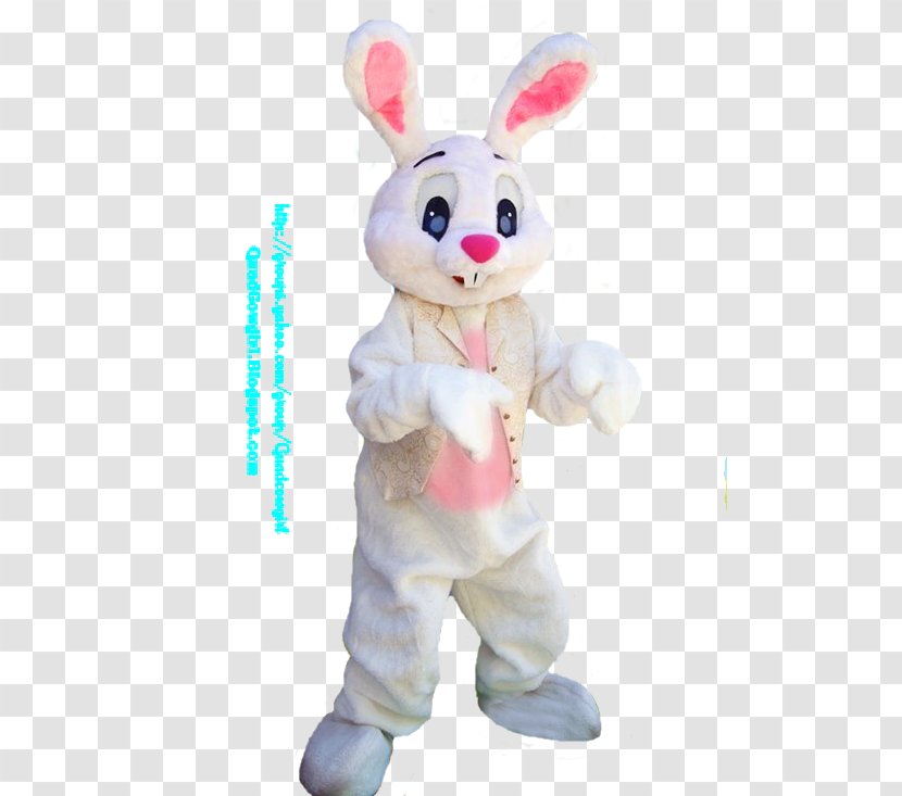 Easter Bunny Stuffed Animals & Cuddly Toys Mascot Plush - Scary Transparent PNG