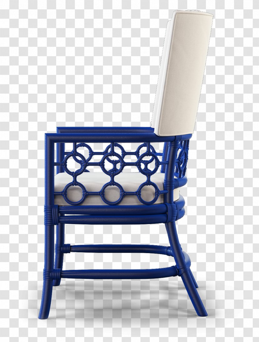 Chair Cobalt Blue Armrest - 3d Furniture Transparent PNG