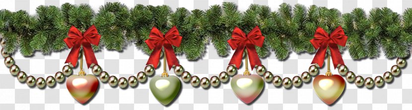 Garland Christmas Ornament Tree Clip Art - Decor - Swag Cliparts Transparent PNG