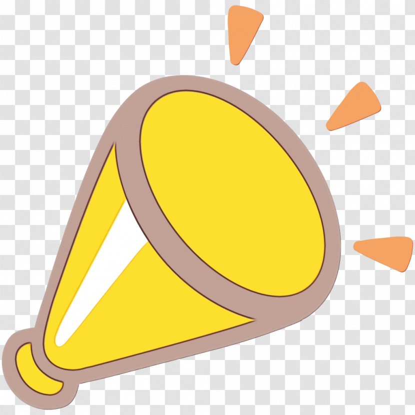 Emoji - Yellow - Cone Transparent PNG