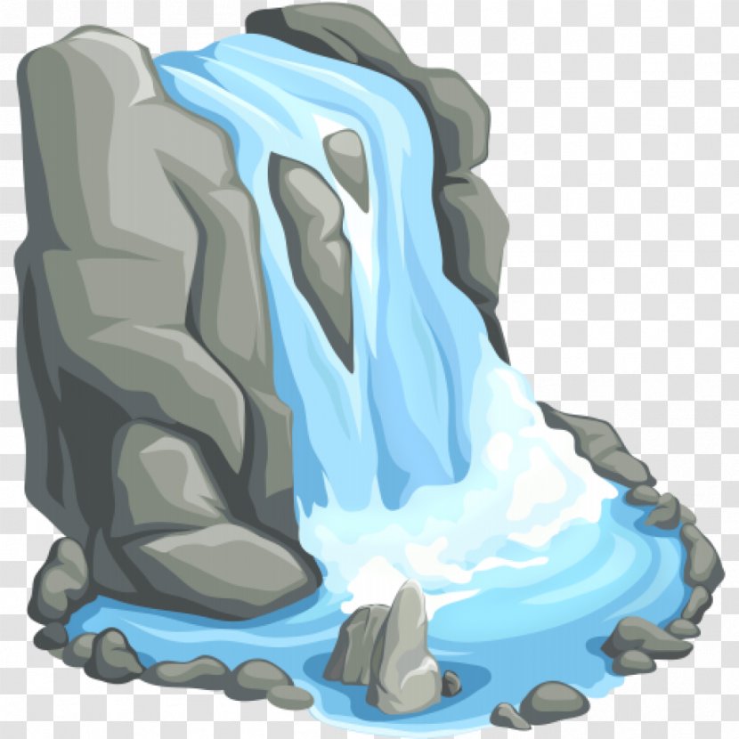 Shareware Treasure Chest: Clip Art Collection Illustration Image Free Content - Falling Water Cartoon Transparent PNG