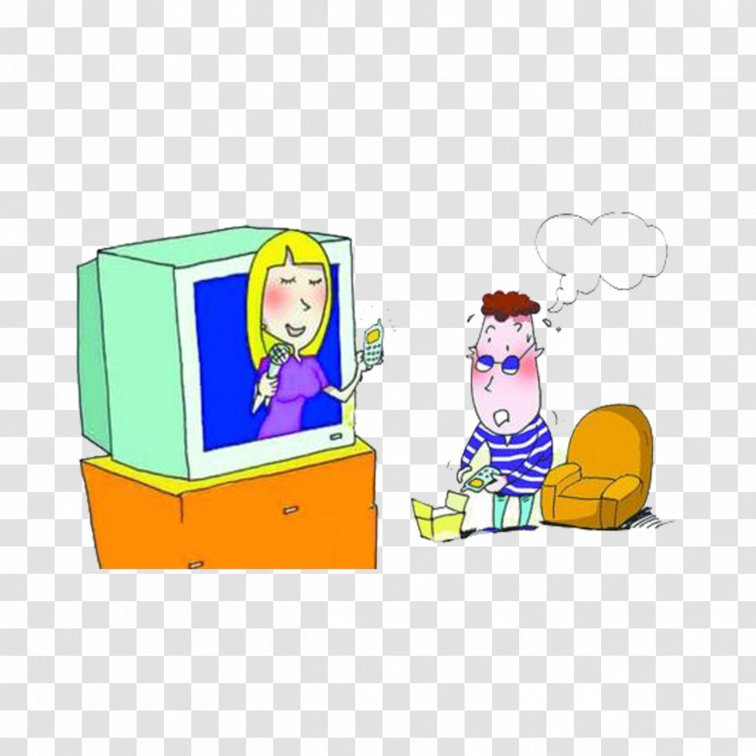 Cartoon Television Shopping Channel - Toy - TV Transparent PNG