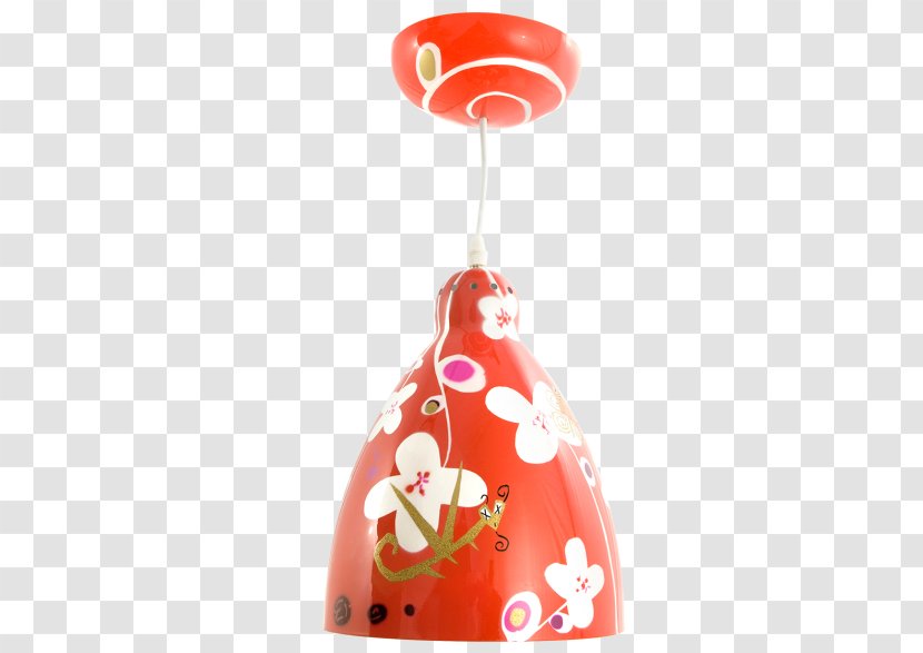 Lamp Light Fixture Pendant Flower - Red Transparent PNG