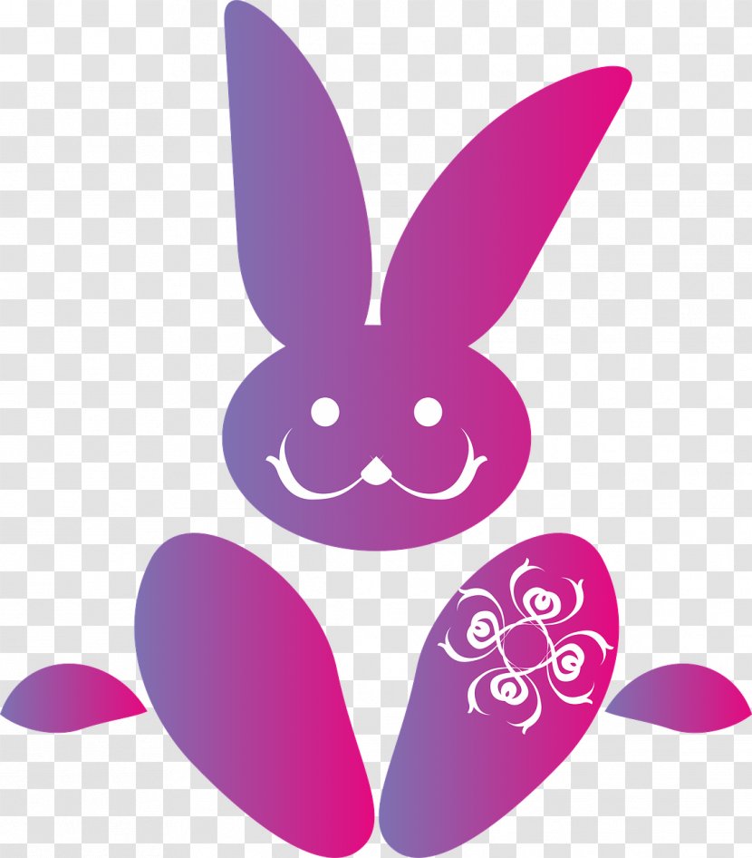 Easter Bunny Rabbit Hare Egg - Hunt Transparent PNG