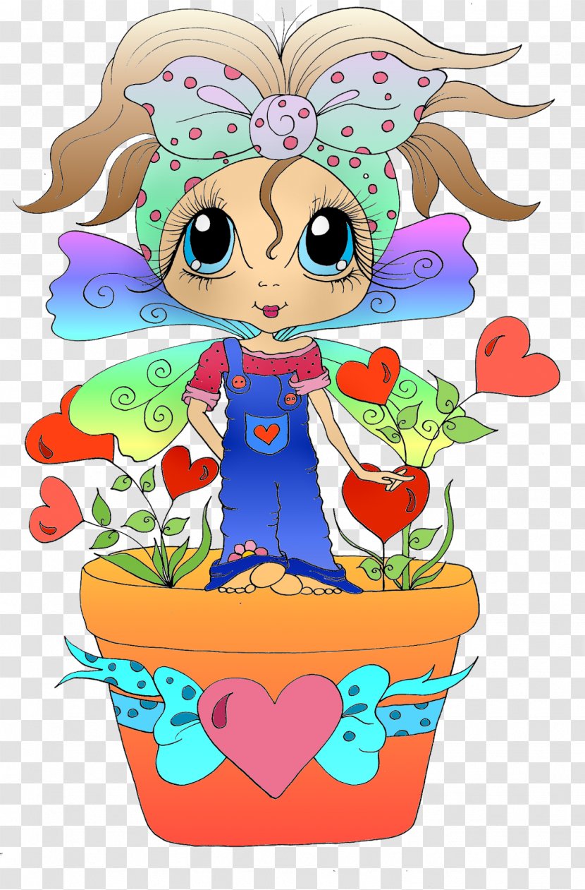 Floral Design Sherri Baldy My Besties Sweet Heart Coloring Book Clip Art - Cartoon Transparent PNG